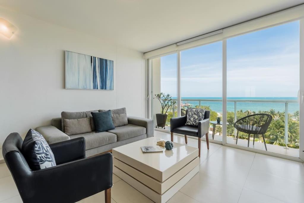 Reef Beachfront 3Bdr Apartment By Casa Paraiso Канкун Екстер'єр фото